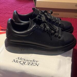 Alexander McQueen Black Oversized Sole Sneakers